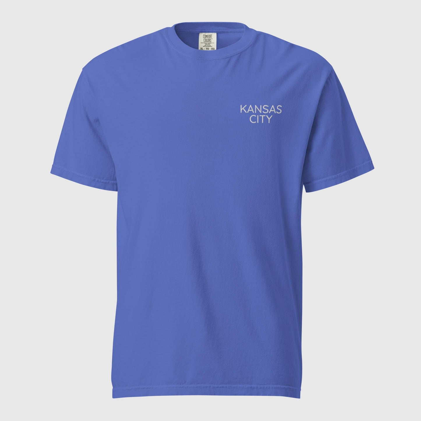 Unisex Embroidered Kansas City Comfort Colors T-shirt