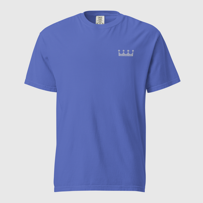 Unisex KC Royals Embroidered Crown Comfort Colors T-shirt