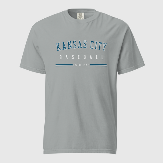 Unisex Kansas City Baseball Comfort Colors T-shirt