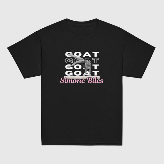 Youth Simone Biles "GOAT" T-shirt